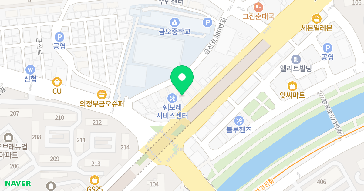 현대아트홈 위치 지도 - 경기도 의정부시 호국로 1409