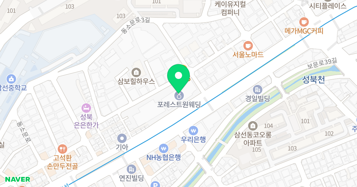 부라다리빙텔 위치 지도 - 서울특별시 성북구 동소문로 47