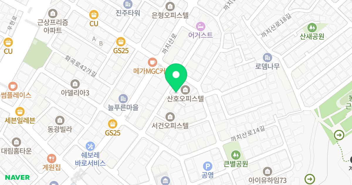 혜인뜨란채 위치 지도 - 서울특별시 강서구