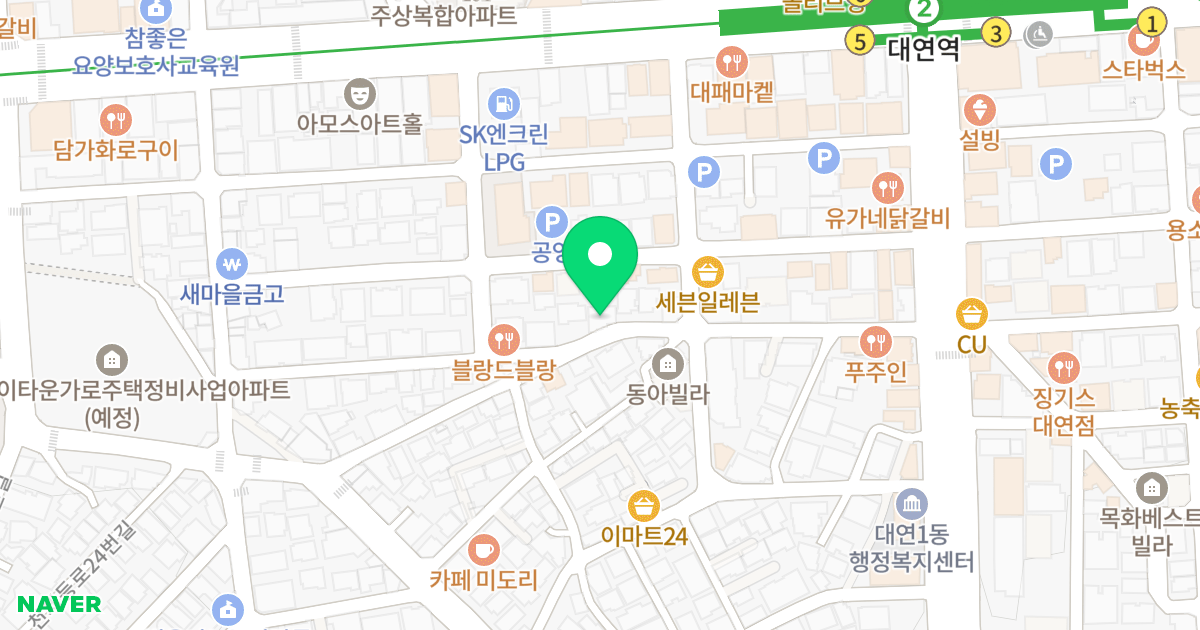 동원밸리 위치 지도 - 부산광역시 남구 유엔평화로14번길 32