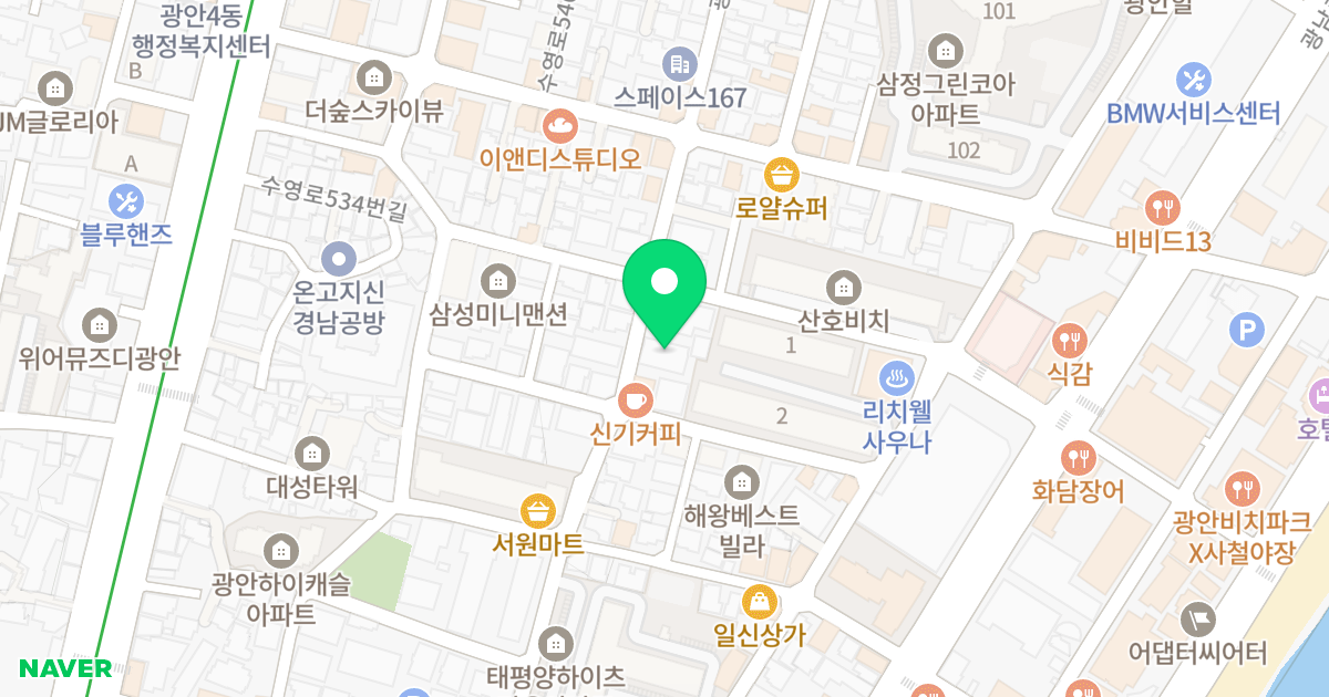 트라움하우스 17차 위치 지도 - 부산광역시 수영구 남천바다로15번길 76
