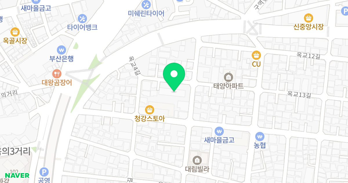 한동 리안느 위치 지도 - 울산광역시 중구 옥교13길 10