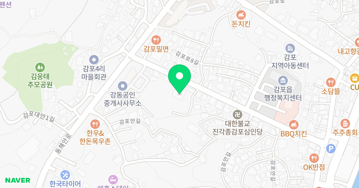 (79-4) 위치 지도 - 경상북도 경주시 감포읍 감포로8길 25