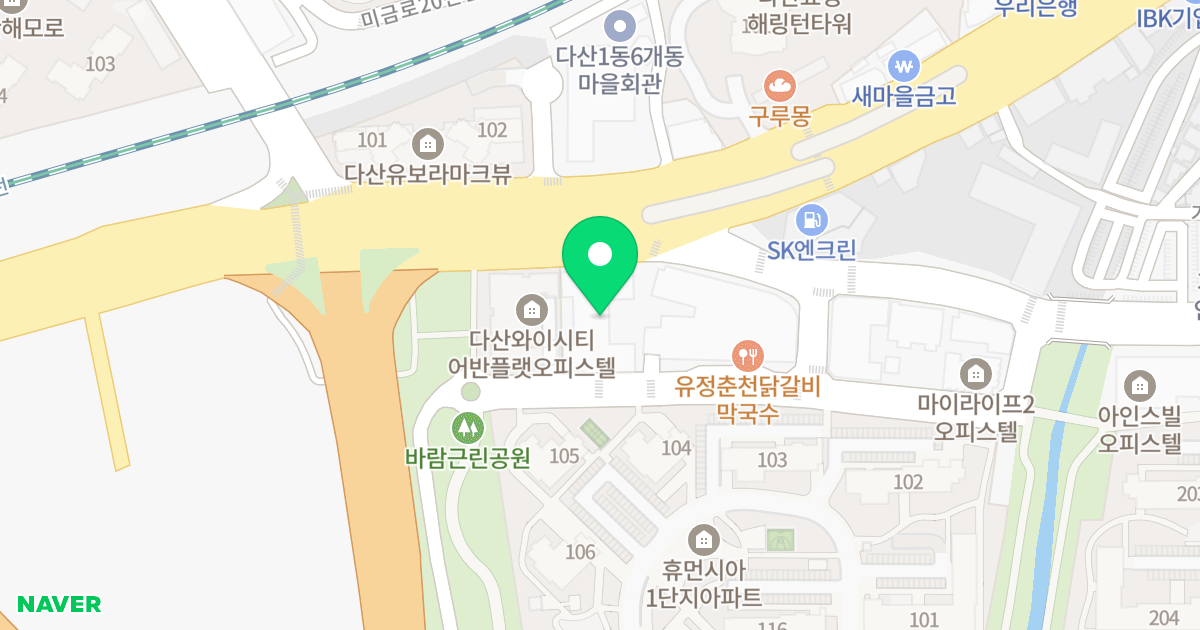 가운 리슈빌 오피스텔 위치 지도 - 경기도 남양주시