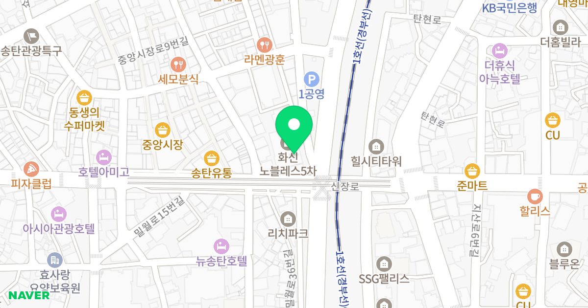 화신노블레스5차 위치 지도 - 경기도 평택시 쇼핑로 64