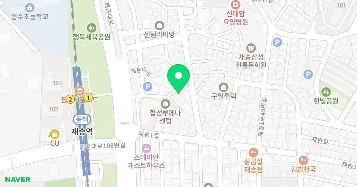 센텀 프라다 위치 지도 - 부산광역시 해운대구