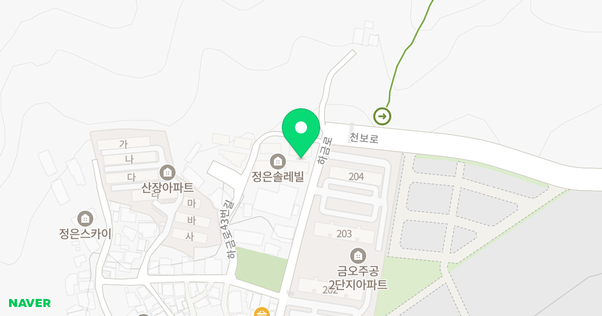 정은리치빌 위치 지도 - 경기도 의정부시 하금로 57