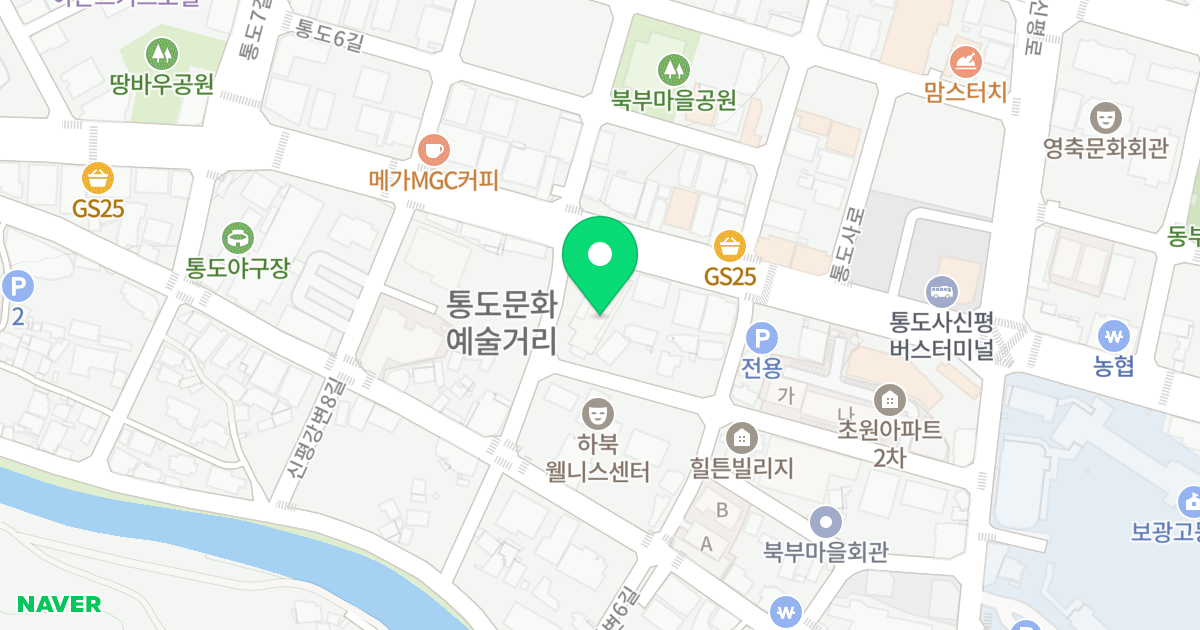 윤창홈타운 위치 지도 - 경상남도 양산시 하북면 통도사로 47
