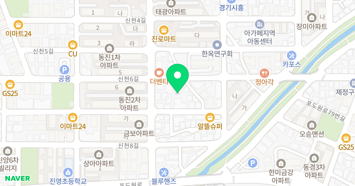 한일코지세상 위치 지도 - 경기도 시흥시 신천6길 15-4