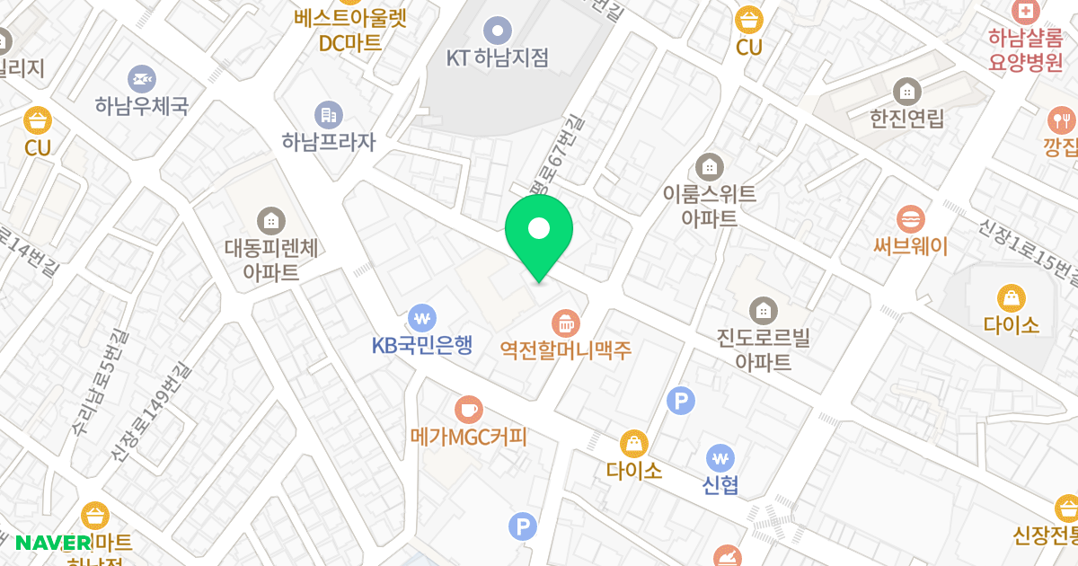 (416-21) 위치 지도 - 경기도 하남시 신평로55번길 31