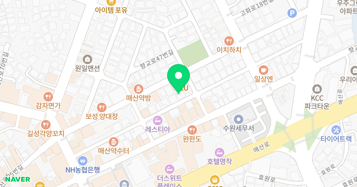 (9-7) 위치 지도 - 경기도 수원시 팔달구 고화로9번길 24