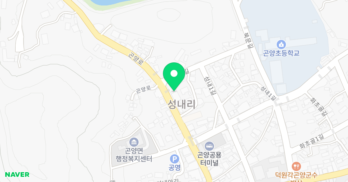 주1 위치 지도 - 경상남도 사천시 곤양면 곤양로 126