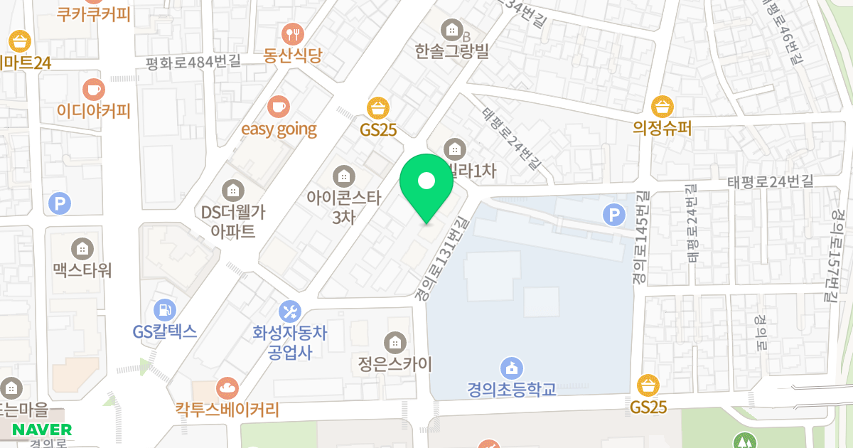 정은릴리빌 위치 지도 - 경기도 의정부시