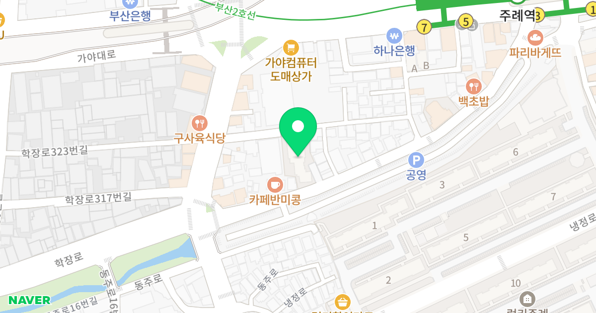 진영프라임제이 위치 지도 - 부산광역시 사상구 가야대로282번길 58-8