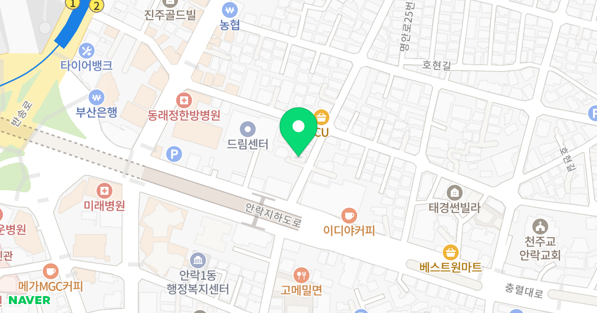 세경월드빌 위치 지도 - 부산광역시 동래구 충렬대로375번길 11