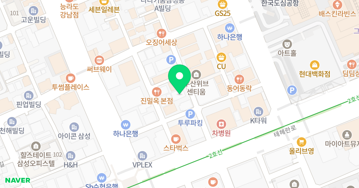(157-18) 위치 지도 - 서울특별시 강남구 테헤란로83길 11