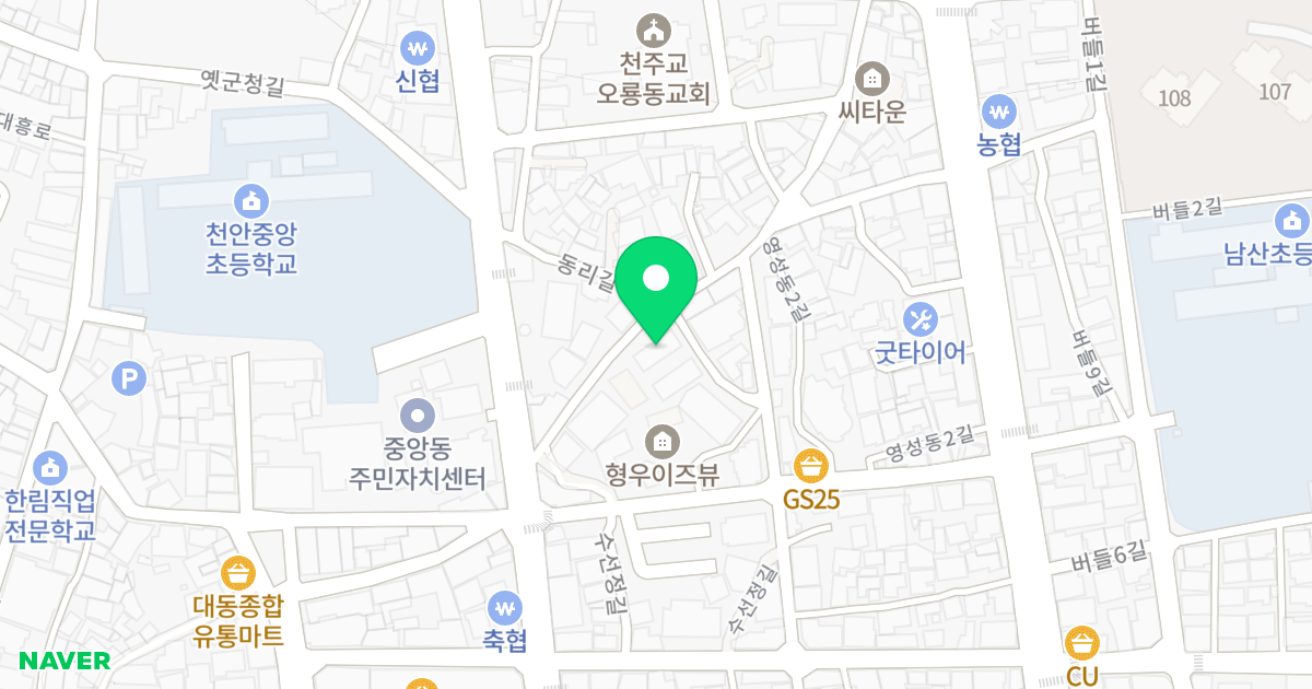 제이원타운 위치 지도 - 충청남도 천안시 동남구 동리길 8