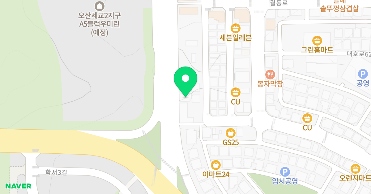(685-10) 위치 지도 - 경기도 오산시