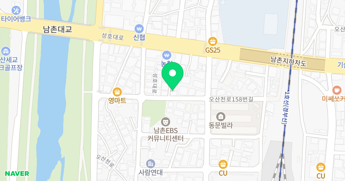 제이드마린 위치 지도 - 경기도 오산시 오산천로158번길 11-4