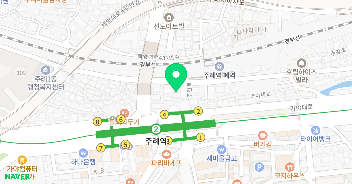 늘채움 위치 지도 - 부산광역시 사상구 주감로 162