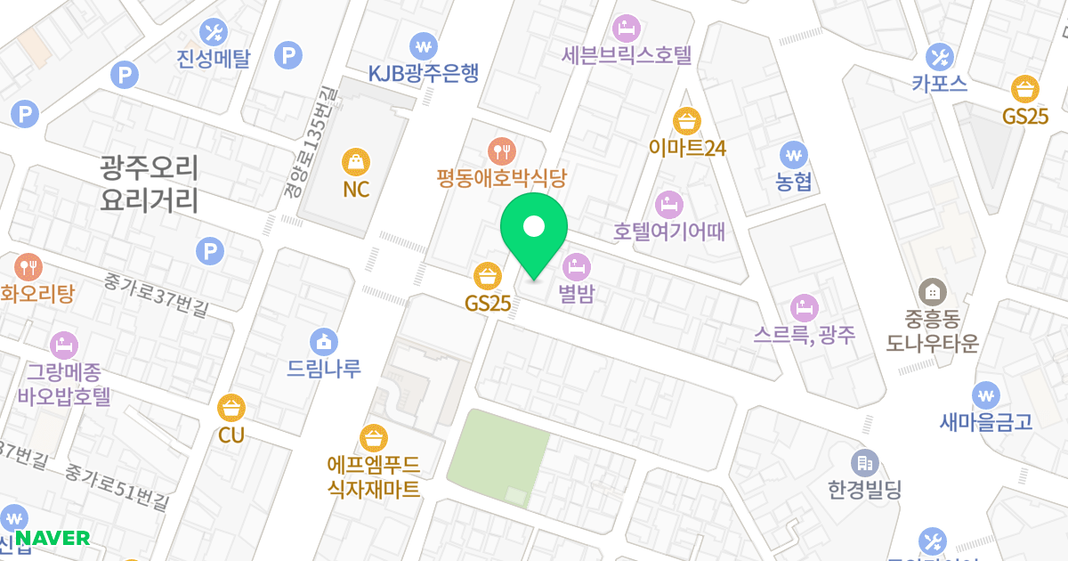 (710-25) 위치 지도 - 광주광역시 북구 경양로 149-1