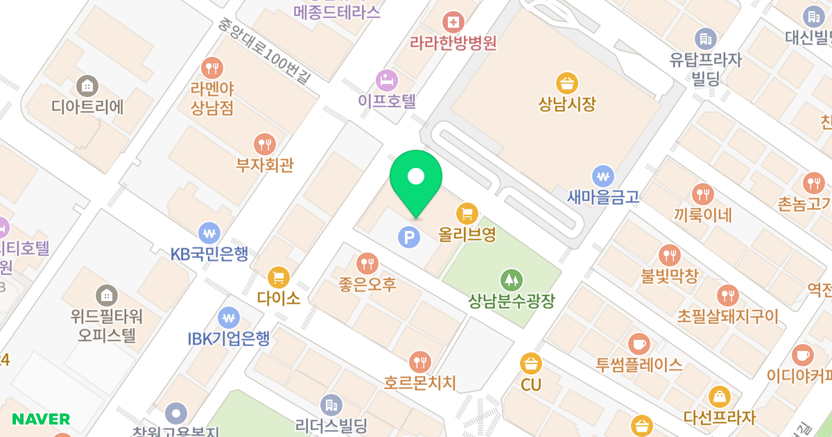 네스트빌딩 위치 지도 - 경상남도 창원시 성산구 마디미로38번길 11