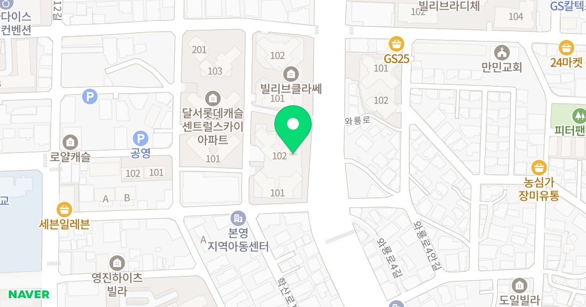 (888-2) 위치 지도 - 대구광역시 달서구