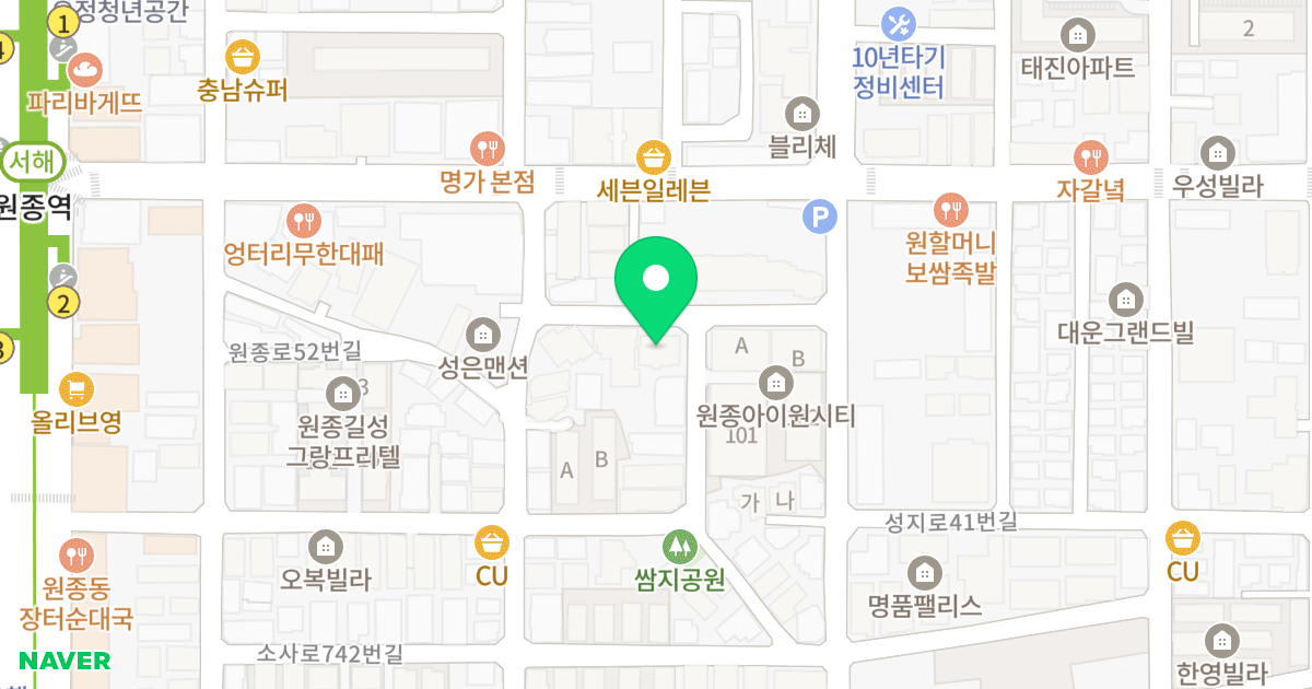 대창스페이스 위치 지도 - 경기도 부천시 오정구  57-15
