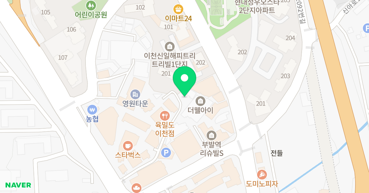 1동(729-1) 위치 지도 - 경기도 이천시 부발읍 경충대로 2096-31