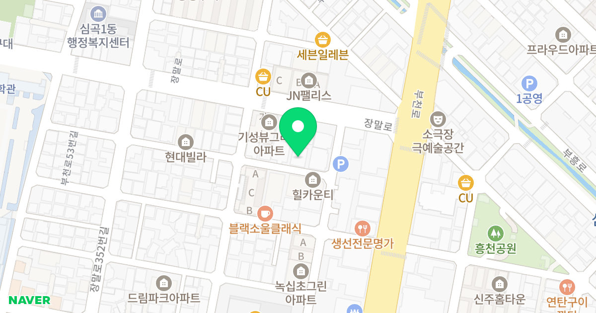 제이비팰리스 위치 지도 - 경기도 부천시 원미구  8