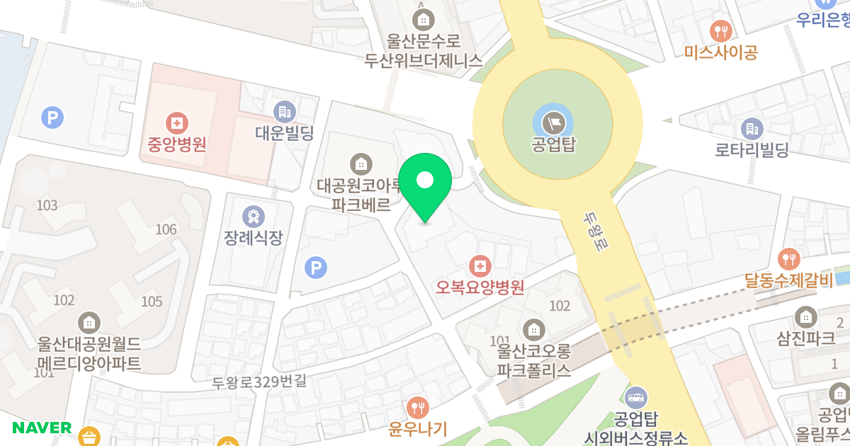 리더스파크 위치 지도 - 울산광역시 남구