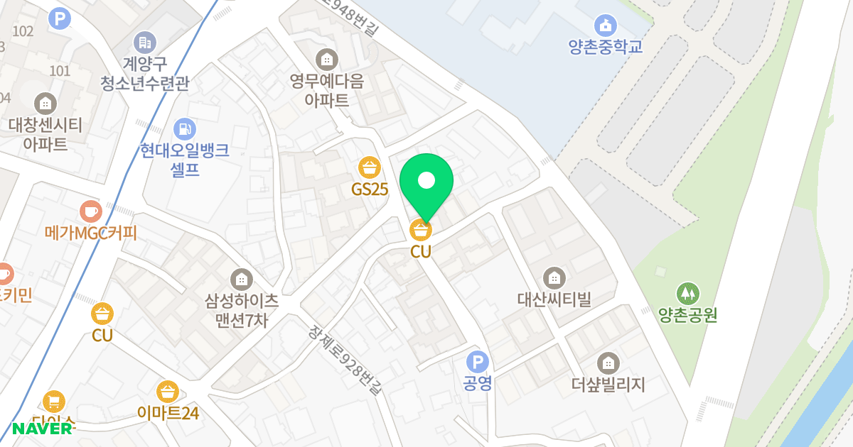 삼성오피스텔 위치 지도 - 인천광역시 계양구 장제로946번길 19