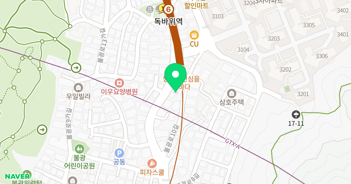 삼정스카이 위치 지도 - 서울특별시 은평구 불광로 118