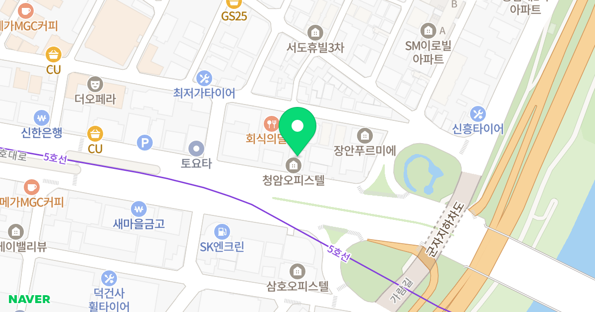 (466-9) 위치 지도 - 서울특별시 동대문구 천호대로 451