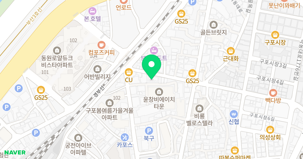 프리모 위치 지도 - 부산광역시 북구 낙동대로1762번가길 12