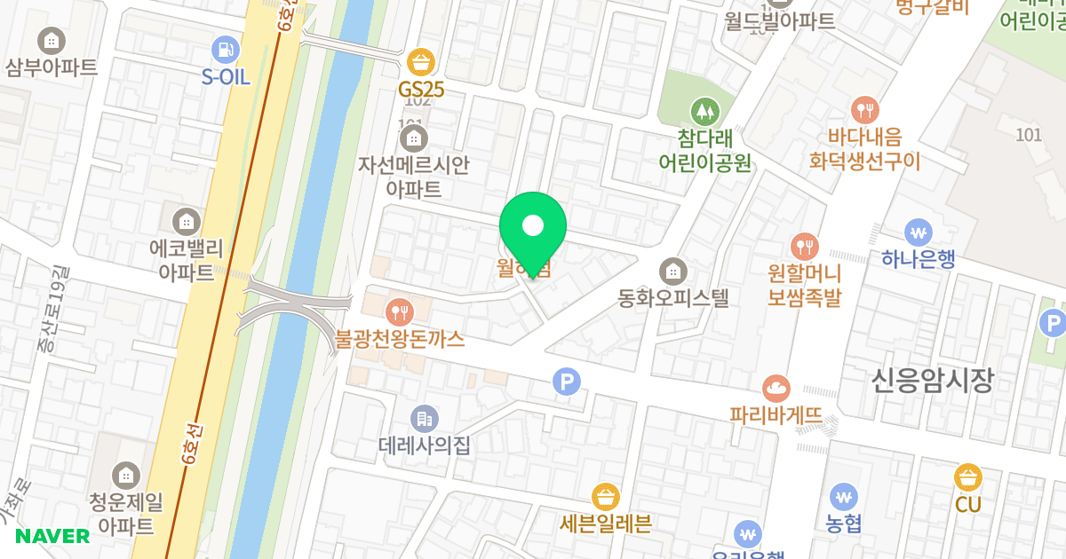 타미에코빌 위치 지도 - 서울특별시 은평구 응암로21가길 1-6