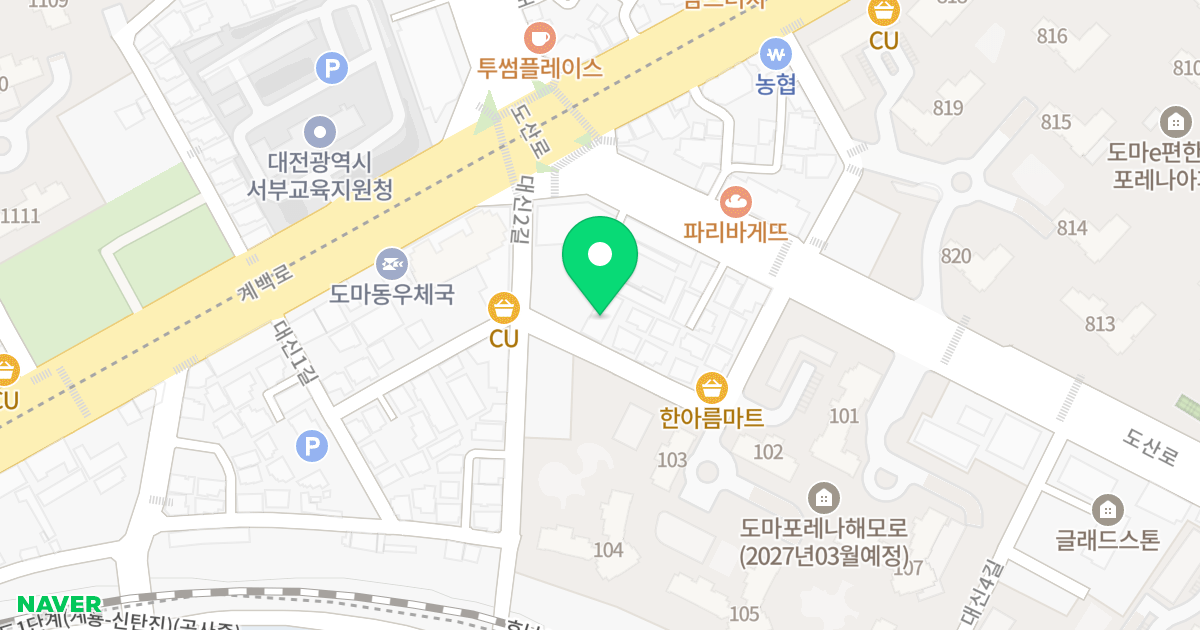 (174-2) 위치 지도 - 대전광역시 서구 대신1길 27