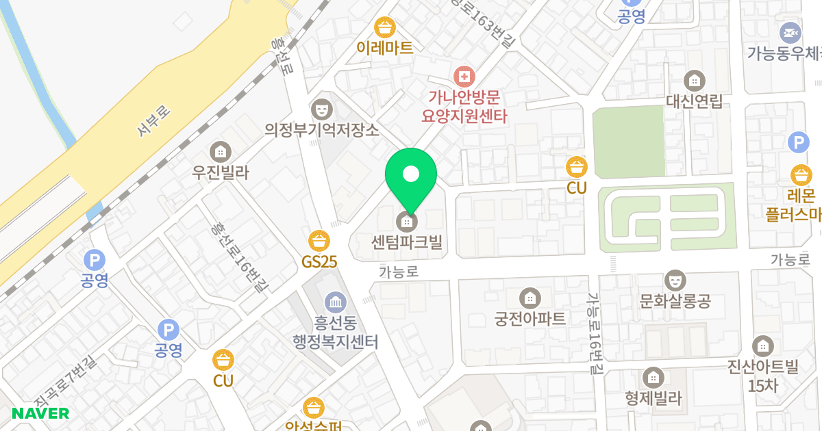 센텀파크빌 위치 지도 - 경기도 의정부시