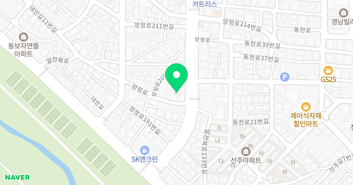 WORLD-VISION 위치 지도 - 경상북도 경주시 양정로 201