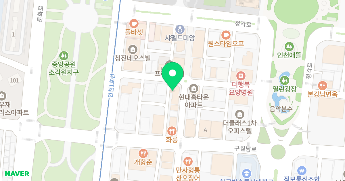 VIP오피스텔 위치 지도 - 인천광역시 남동구 예술로226번길 18