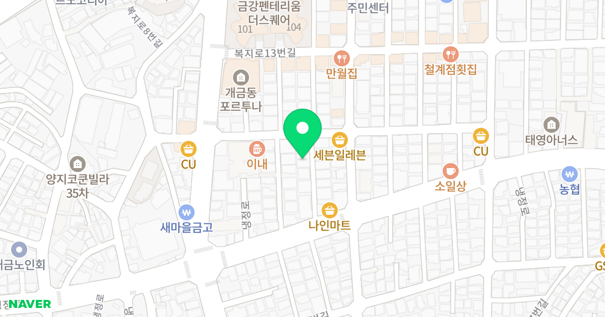신화타워 위치 지도 - 부산광역시 부산진구 복지로21번길 20-6