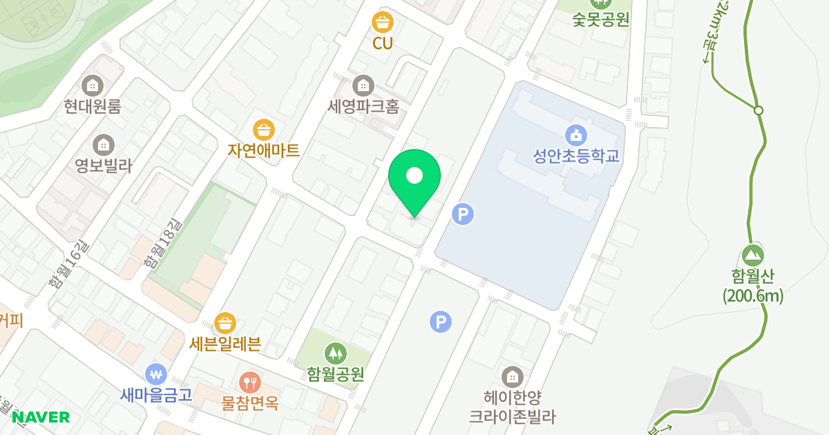 청정위너스빌 위치 지도 - 울산광역시 중구 함월18길 25
