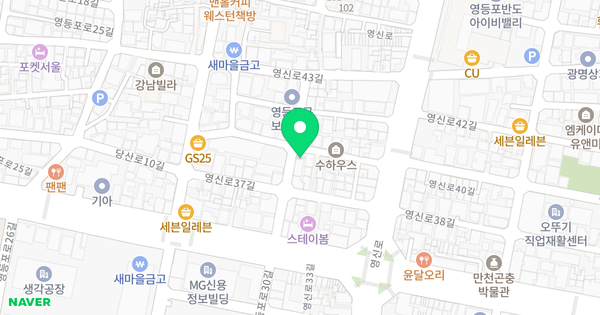 비다펠리즈 위치 지도 - 서울특별시 영등포구 영등포로29길 8