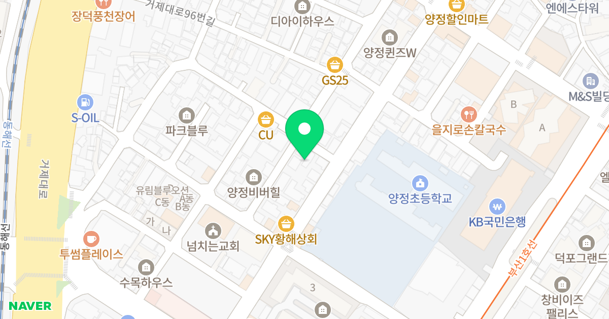 벨라캐슬 위치 지도 - 부산광역시 부산진구 거제천로 10