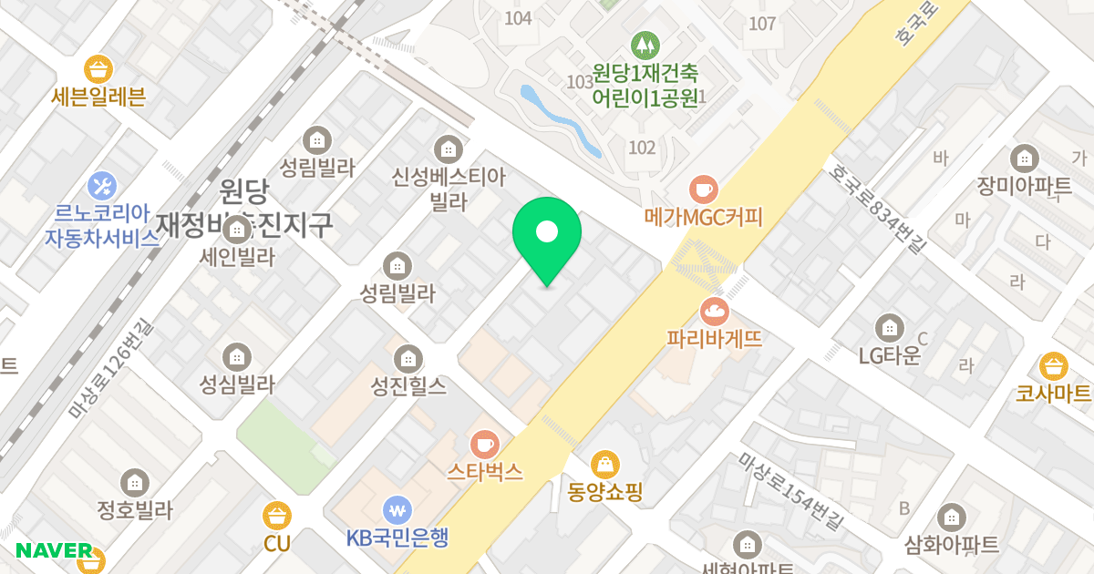 신성베네치아 위치 지도 - 경기도 고양시 덕양구 마상로140번길 7