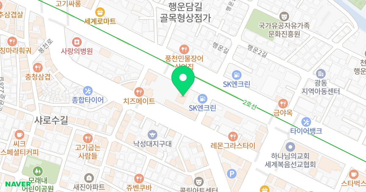 (1663-10) 위치 지도 - 서울특별시 관악구 남부순환로 1878