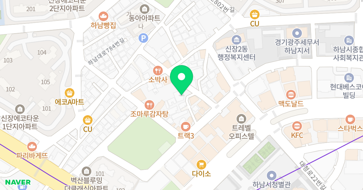 신장동 397-2 다세대주택(도시형생활주택)/오피스텔/사무소 위치 지도 - 경기도 하남시 하남대로776번길 53-13