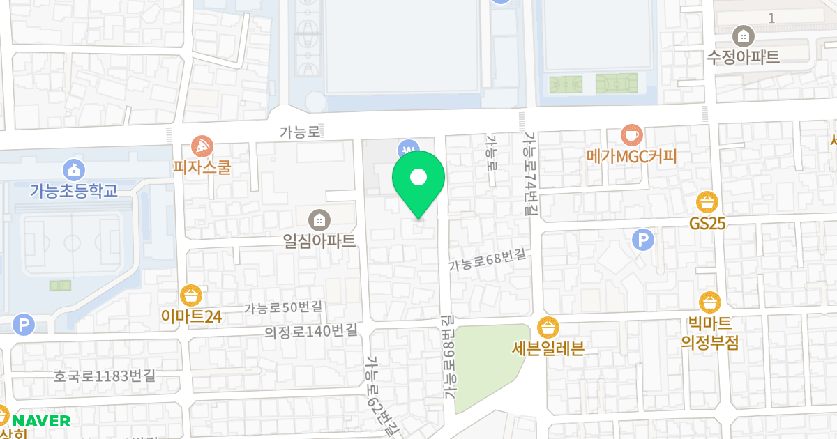 월드 스타빌 위치 지도 - 경기도 의정부시 가능로68번길 10