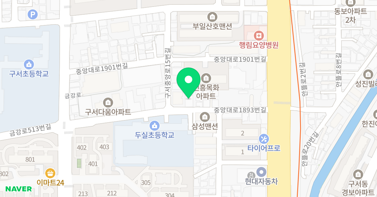 시티팰리스 위치 지도 - 부산광역시 금정구