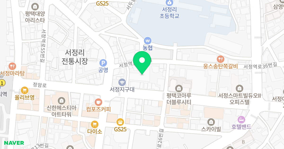 서정 라페온빌3차 위치 지도 - 경기도 평택시 정암로 21